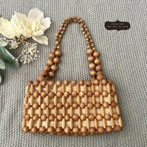 Cult Gaia Natural Cora Shoulder Bag